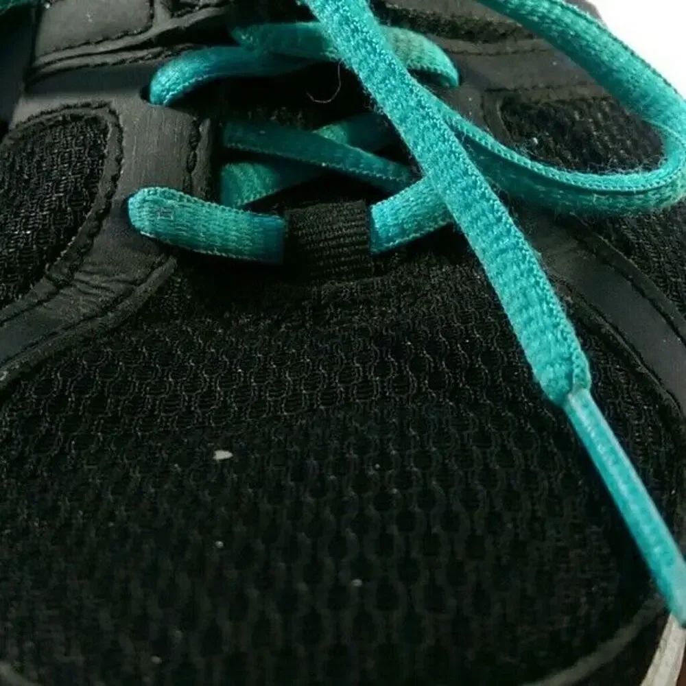 Nike Downshifter 5 Running Shoes Black & Aqua - 537571-012 - Size 6